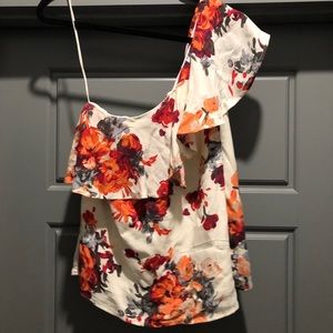 One shoulder blouse